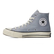 （ของแท้อย่างเป็นทางการ） Converse Chuck Taylor All Star Hi Grey Mens and Womens Canvas Shoes  รองเท้าวิ่ง รองเท้าลำลอง รองเท้าผ้าใบ รองเท้าสเก็ตบอร์ด 3 year warranty