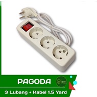 PAGODA 3-HoleStop Kontak + 1.5 Yard Cable, 3 Yard & 5 Yard