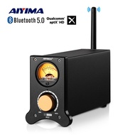 AIYIMA Amplifier Audio A02 TPA3116, penguat daya Bluetooth VU Meter