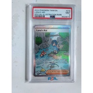 PSA 9 Pokemon lana aid trainer supporter special illustration rare twilight masquerade card