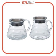 HARIO｜V60 雲朵咖啡壺 玻璃下壺 (360/600ml) XGSR-60-TB【平行進口產品】