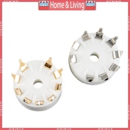 ci Ceramic 9 Pin B9A PCB MOUNT Tube Socket for 6DJ8 EL84 6922 6BM8 6BQ5 EL84 6CG7
