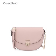 Carlo Rino Light Pink Pristine Saddle Bag