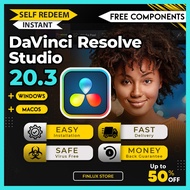 [SELF REDEEM] DaVinci Resolve Studio 20.3.1 Latest 2026 Lifetime For Win & McOS