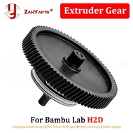 For Bambu Lab H2D Extruder Gear Hardened Steel Extruder Gear h2d Printer Replacement parts 3D printe