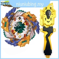 3pcs/Set Beyblade Burst Starter Set - B-122 Geist Fafnir.8'.Ab with Launcher Handle Toy