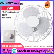 16" AUTO FAN CEILING 360 DEGREE Ceiling Fan , Kipas Siling Kepala Bergegar , FD-40 3 leaves environmental protection Natural wind , 360° Rotation shaking head Strong Wind Low noise