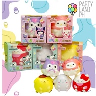 Squishy Toy Cinnamoroll Kuromi Melody Plushie Birthday Party Giveaway