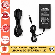 AC to DC 12V 5A 60W LED Power Supply Converter Adapter /