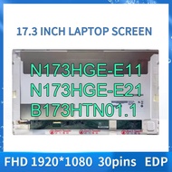 Laptop LCD Screen 17.3 Inch B173HTN01.1 Fit N173HGE-E11 N173HGE-E21 for ASUS G74SX-A1 FX71/MSI GL72 