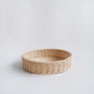 35x8 circle rattan basket