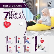 BANTAL USHAPE KEKABU SAIZ 30X50 INCI - MATERIAL [COTTON - LEMBUT]