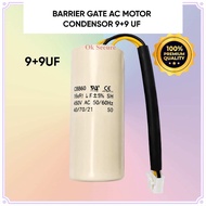Barrier Gate Capacitor (kapacitor) 9+9uf