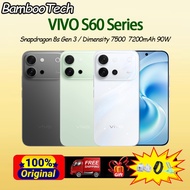 VIVO S60 Snapdragon 8s Gen 3 VIVO S60 Vitality Dimensity 7500 6.59inches 7200mAh 90W Fast Charging D