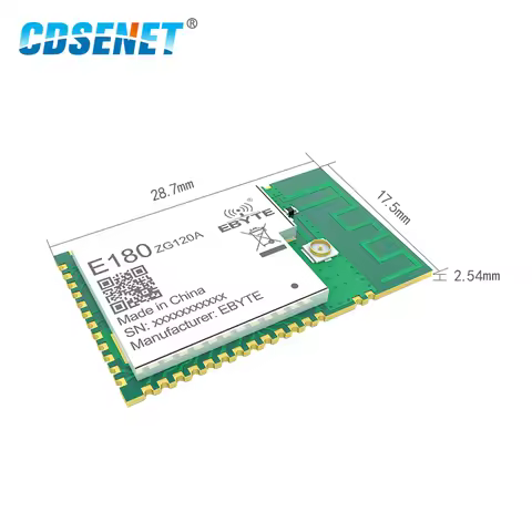 CDSENET 2.4GHz ZigBee 3.0 Module PCB IPEX 32-bit ARM Cortex -M4 PA EFR32MG1B Chip 20dBm IO Port E180