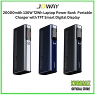 Pin dự phòng JOWAY JP323 20000mAh 130W Hợp kim nhôm Power Bank Màn hình TFT sạc cho điện thoại máy t