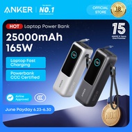 [CCC Certified]Anker 165W Laptop&Phone Smart Display PowerBank 25000mAh Portable Fast Charging Fligh