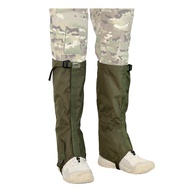 ยุทธวิธีขา Gaiters สูง Gaiters Gaiters เข่าป้องกัน Anti-Tear ผ้าไนลอนความยาวเต็มซิป Breathable Campi