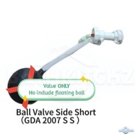 BATHKITCHZ Toilet Water Tank Inlet Valve Bottom Side Valve PVC Float Ball Plastic Ceramic Cistern
