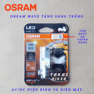 Bóng đèn LED OSRAM T19 Dream Wave tăng sáng trắng KELVIN 6000K AC/DC ( CÓ TEM QR CHECK SP )
