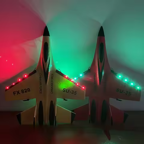 Gravity-Glider Foam Rc-Fighter Fall Resistant High Speed Flying Fighter Promotes Outdoor Fun & Hand-