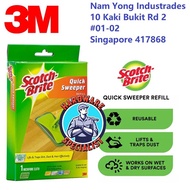 3M Scotch Brite Quick Sweeper Microfiber Mop Refill MF400-R