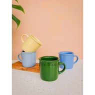 Glass Mug | Coffee Mug | 360ml Colored Aesthetic Ceramic Mug