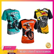 (HARGA BORONG) MEN MOTOR GP T-SHIRT RACING BIKER JERSEY FULL PRINT (BAJU T-SHIRT MOTOR GP DEWASA LEL