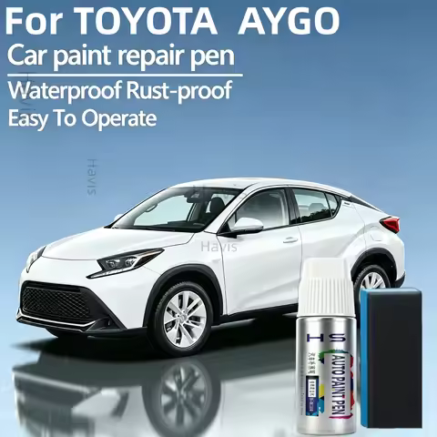 For TOYOTA AYGO Paint Repair Pen Touch Up Scratch Remover DIY Car Accessories Atomic Silver Pure Whi