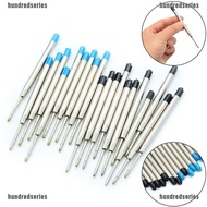 [Hundred] 10 Pcs blue ink parker style standard 1.0mm ballpoint pen refills nib medium [HS]