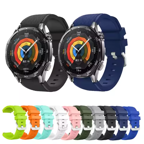 Silicone WristStrap For Huawei Watch GT 5 pro 46mm Smart Watch band 22MM Replacement For Huawei Watc