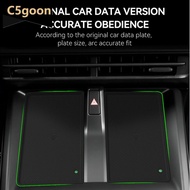 C5GOON Silicone Car Wireless Charging Pad Anti-Slip Center Console Mat Interior Protector Fit For To