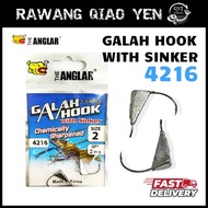 MATA UDANG SIAP BATU UDANG GALAH THE ANGLAR 4216 FISHING HOOK PRAWN HOOK READY STOCK 4216