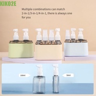 KIKO2E Travel Refillable Bottles Set, 2/3/4 in 1 Leak Proof Empty Bottle Kit, Convenient Reusable Sp