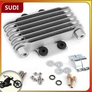 Sudi 6 Row Oil Cooler Engine Silver Motorcycle Universal