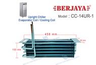 BERJAYA Cooling Coil - CC14UR-1 Evaporator Coil Blower-Refrigerator Chiller Freezer -Peti Sejuk Spar