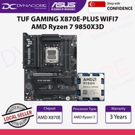 [ Dynacore Bundle ] ASUS TUF GAMING X870E-PLUS WIFI7 Motherboard & AMD Ryzen 7 9850X3D Processor