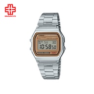 Casio Vintage A158WEA-9 Silver Stainless Steel Band Men Watch / Women Watch