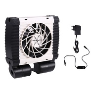 Aquarium Fish Tank Cooling Fan Adjustable Fish Tank Cooling Fan Aquarium Cooler Chiller EU Plug