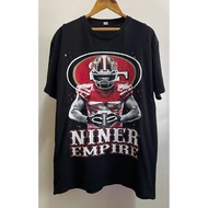 Second-Hand T-Shirt 49ers Niner Empire Gang Black 2-Sided Pattern