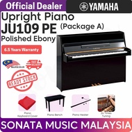Yamaha JU109PE Acoustic Upright Piano New Unit/ JU109 PE/ JU-109PE/ JU109-PE) -Package A