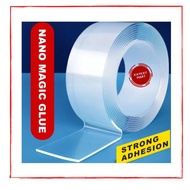 Seletip Pita Pelekat Gam DOUBLE-SIDED  Tape Reusable Magic Fixed Adhesive Tape Pelekat Dinding Kalis