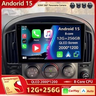 Android 15 For Hyundai H1 II 2 TQ 2007 - 2015 2K QLED Android Car Radio Multimedia Video Player GPS 