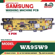 (4PIN SOCKET) WA95W9 SAMSUNG WASHING MACHINE PCB BOARD (CONTROL BOARD)