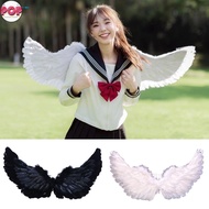 POP CORN  Angel Wings Prop Cosplay Feather Wings Bright Color Angel Feather Wings Lightweight Cospla
