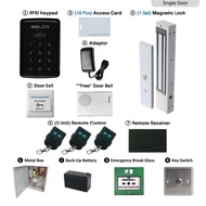 Touch screen Single Leaf Door Access Control System RFID DA3000 With Battery Backup + Remote set*