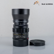 LEITZ Leica Tele-Elmarit M 90mm/F2.8 Ver.I V.1/ Fat Black Lens Yr.1971 #23912