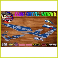 ➨ ❆ ◮ ◟ Suzuki Raider 150 MOTOGP Edition 2020 Carb Stock Decals (ORIG BLUE) w/ Freebies