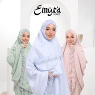 Emyra Series Lace | Telekung Rawdah Hantaran Exclusive [Free Gift Box & Telekung Bag]