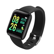 116plus Smart Watch Heart Rate Blood Pressure Sports Pedometer Information Reminder D13 Bracelet